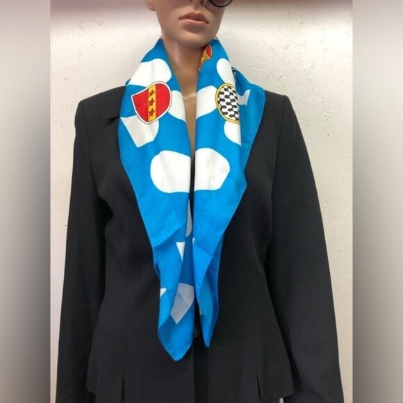 Palio du Siena Italian horse race multicoloured flag scarf - Picture 5 of 7